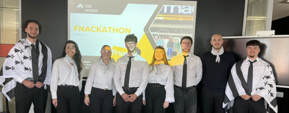 groupe de Rennes à la finale du Fnackathon