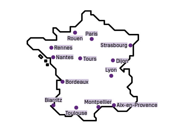 ESG France Carte
